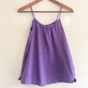 Gap Purple Swing Flowy Tank Top